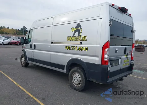 2021 Ram Promaster 2500 High Roof 159 Wb из США, поврежденный, VIN 3C6ERVDG0ME500471